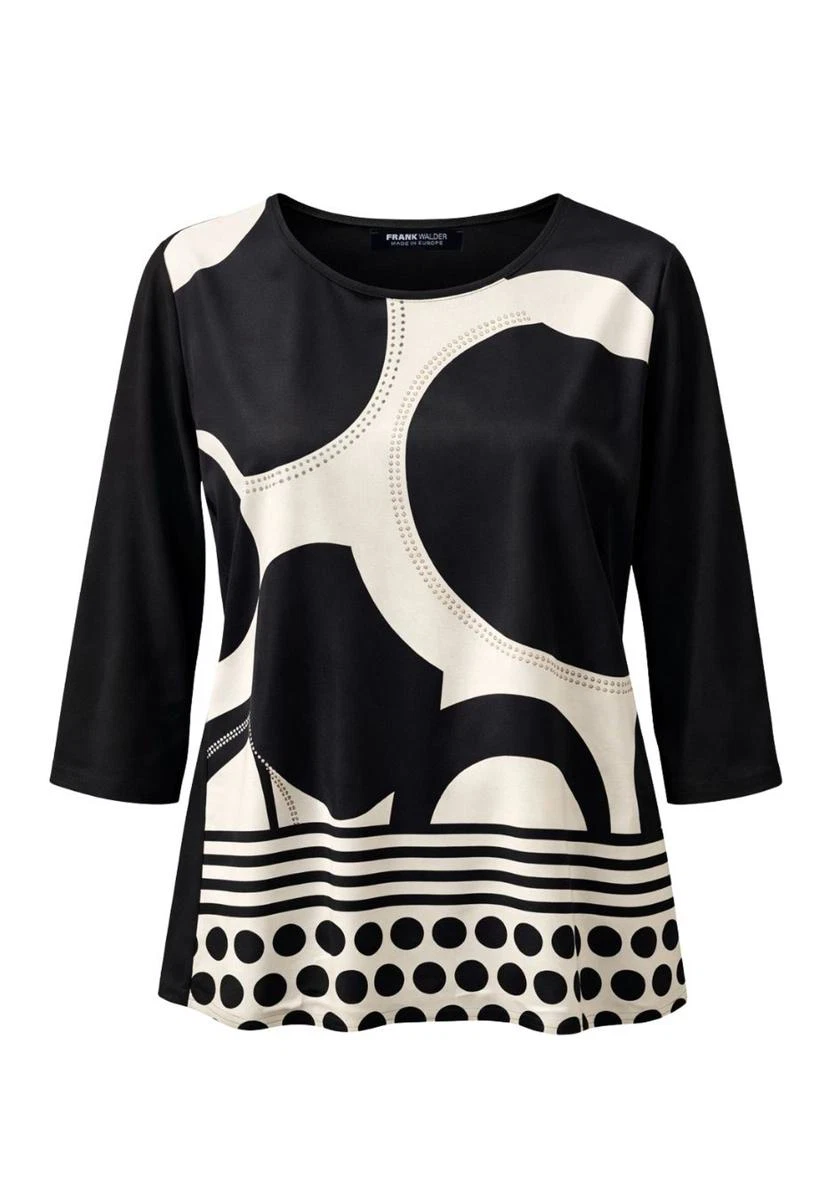 Frank Walder Top W61108421 Zwart 1