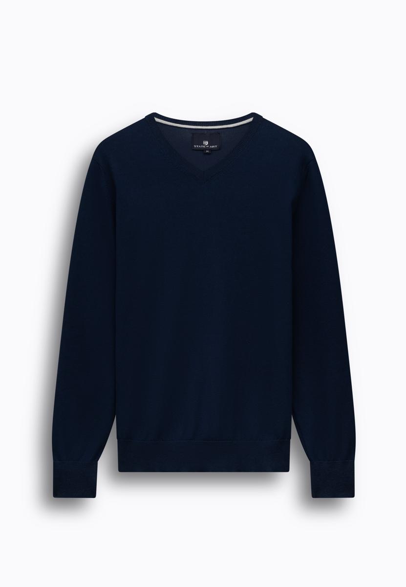 State of Art Trui 121-16120 Blauw 2