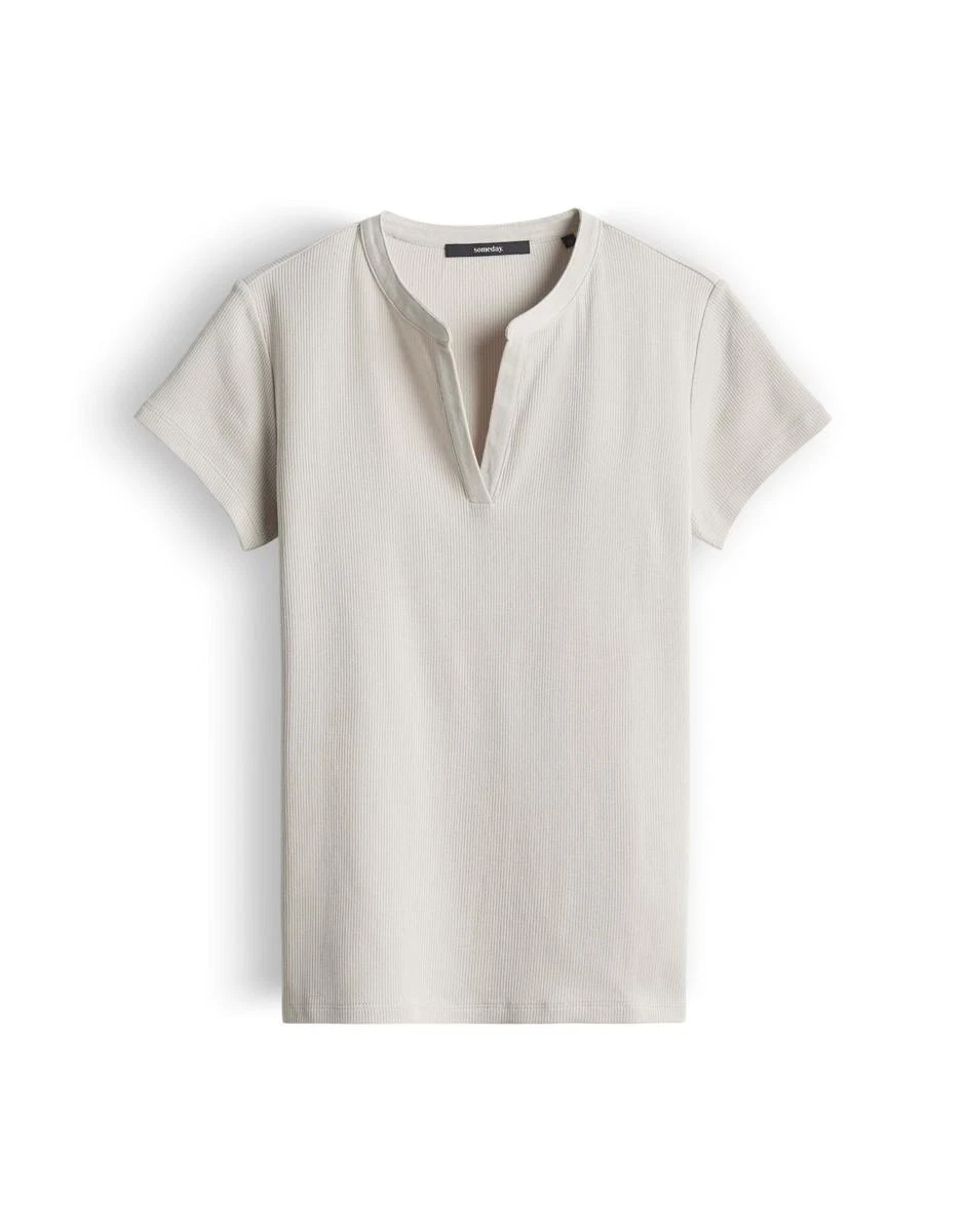 SOMEDAY T-Shirt Kleoh Taupe 2