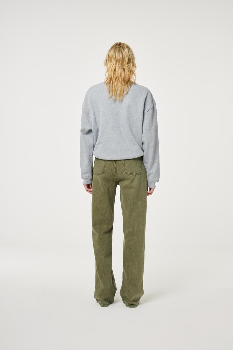 Fabienne Chapot Sweater Terry Rhinestone Grijs 3