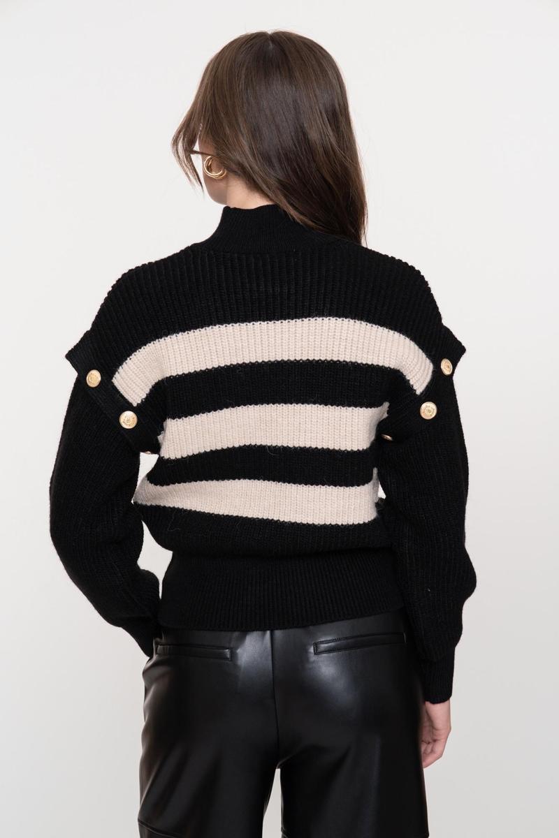 Geisha Trui 54860-23 Zwart 3