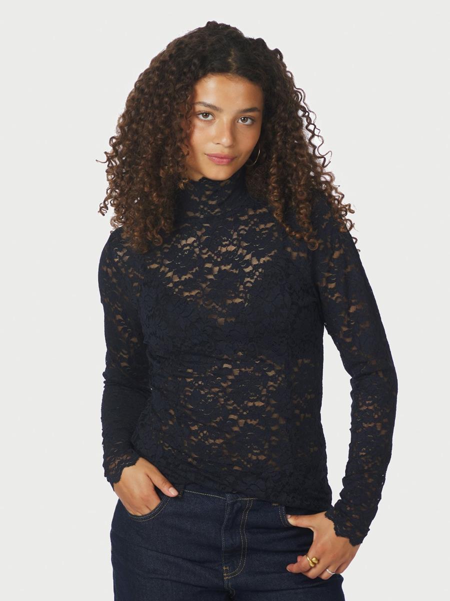 Neo Noir Blouse Liza Blauw 1