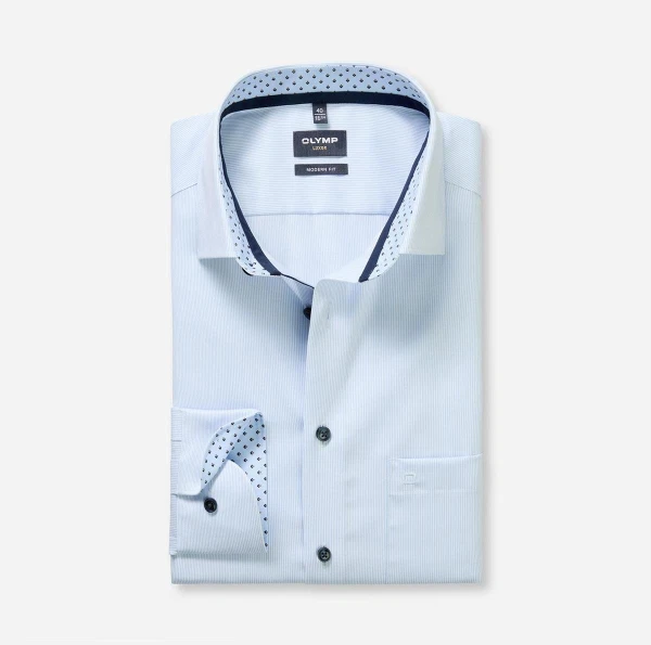 Olymp Overhemd 122814 Blauw 1
