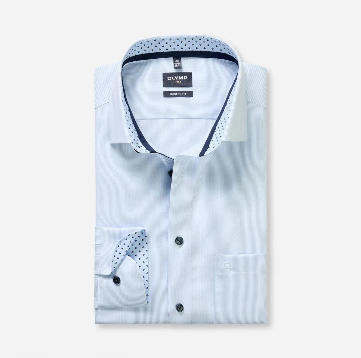 Olymp Overhemd 122814 Blauw 1