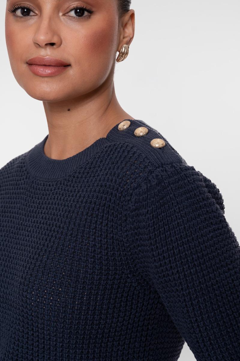 Geisha Trui 64042-29 Blauw 4