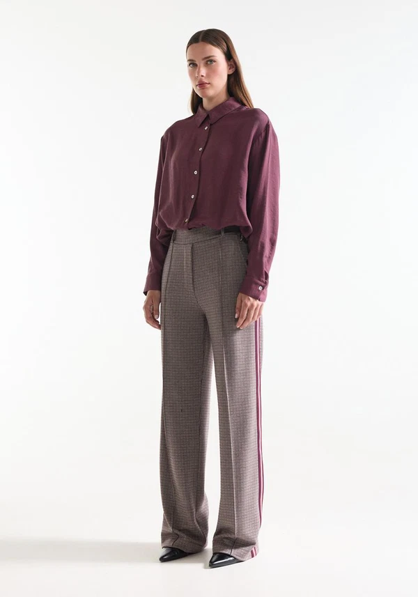 Jansen Amsterdam Pantalon Aleidou Rood 1