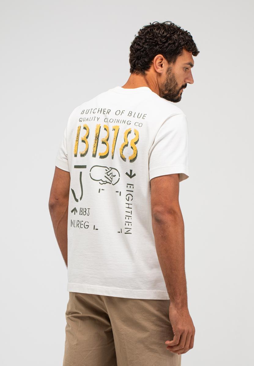 Butcher of Blue T-Shirt M2613050 Wit 5
