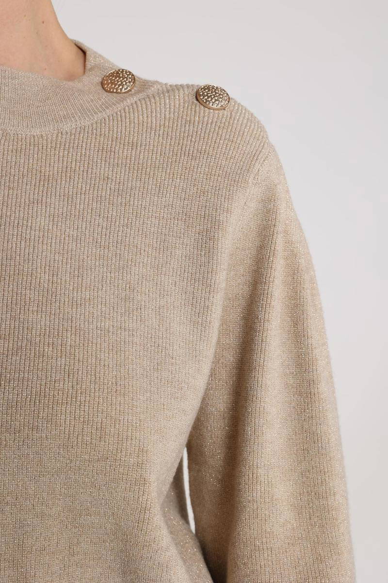 NUKUS Trui Daytona Beige 5