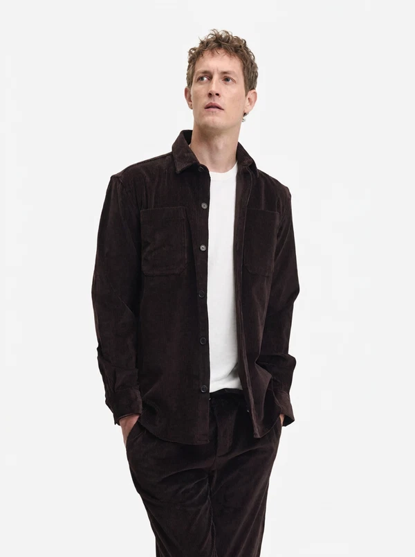 The GoodPeople Overshirt Snewy Bruin 1