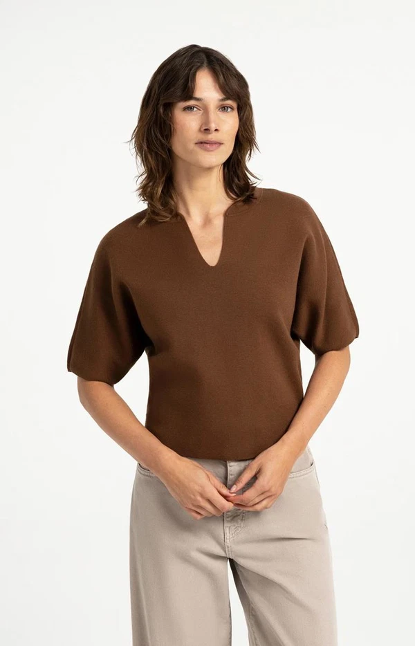 YAYA Trui 01-000616-608 Bruin 1