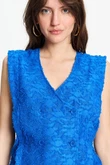 POM Amsterdam Gilet SP9540 Blauw 4