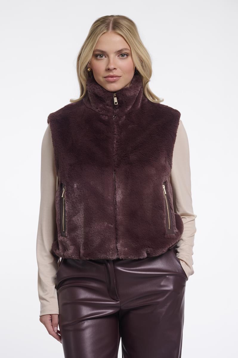 Rino & Pelle Bodywarmer Nikki Bruin 1