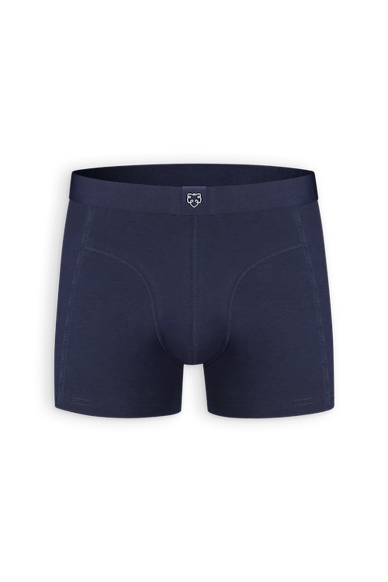 A-dam Boxershort Dark Navy Solid Blauw 2