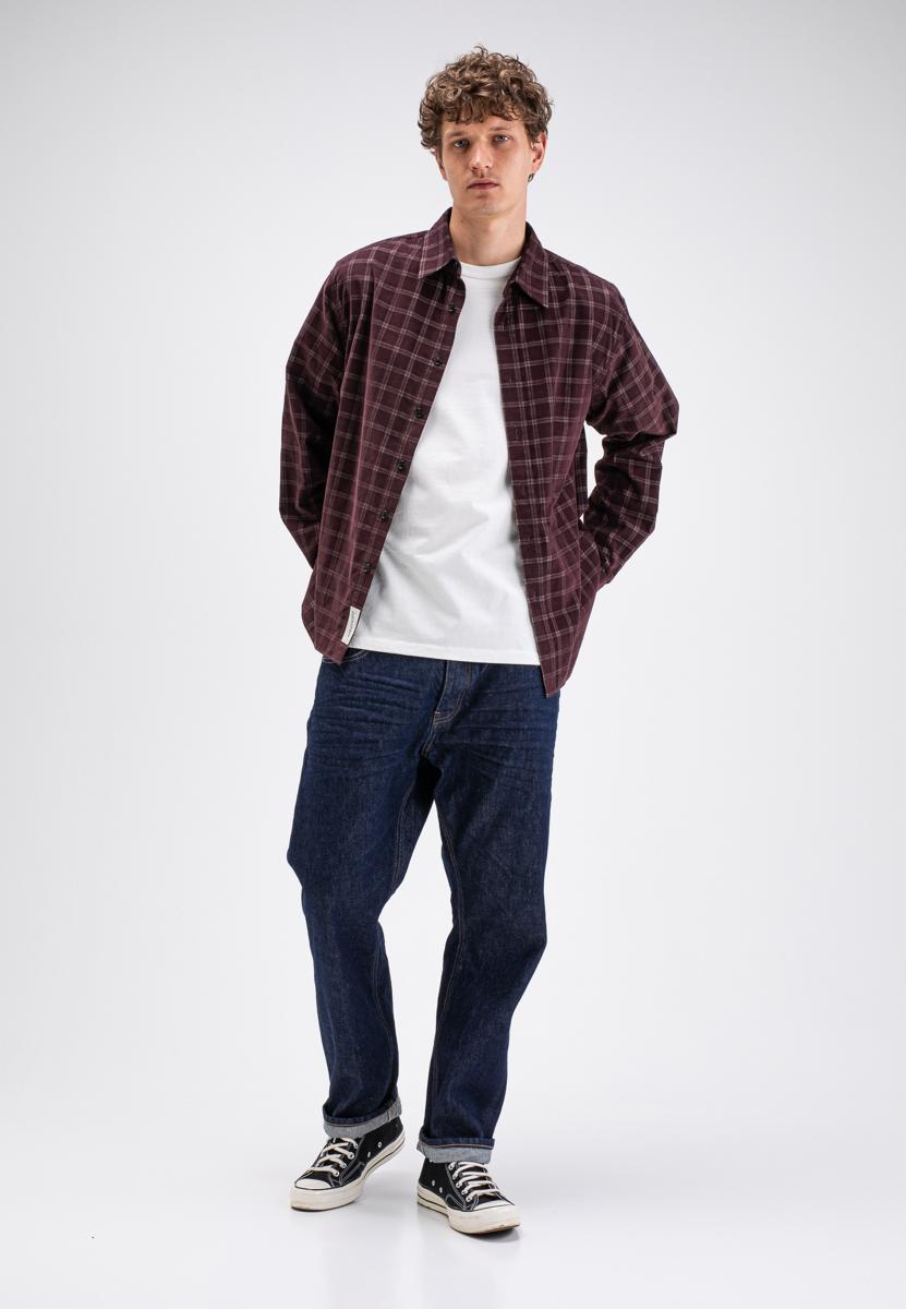 Butcher of Blue Overshirt M2624009 Paars 4