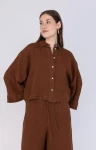 Anna Blouse 32A05-03766 Bruin 1