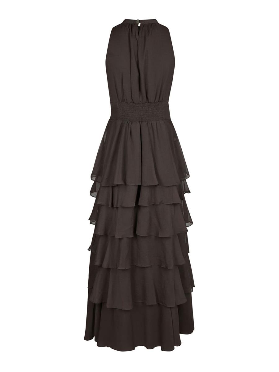 Neo Noir Jurk Marli Solid Bruin 4