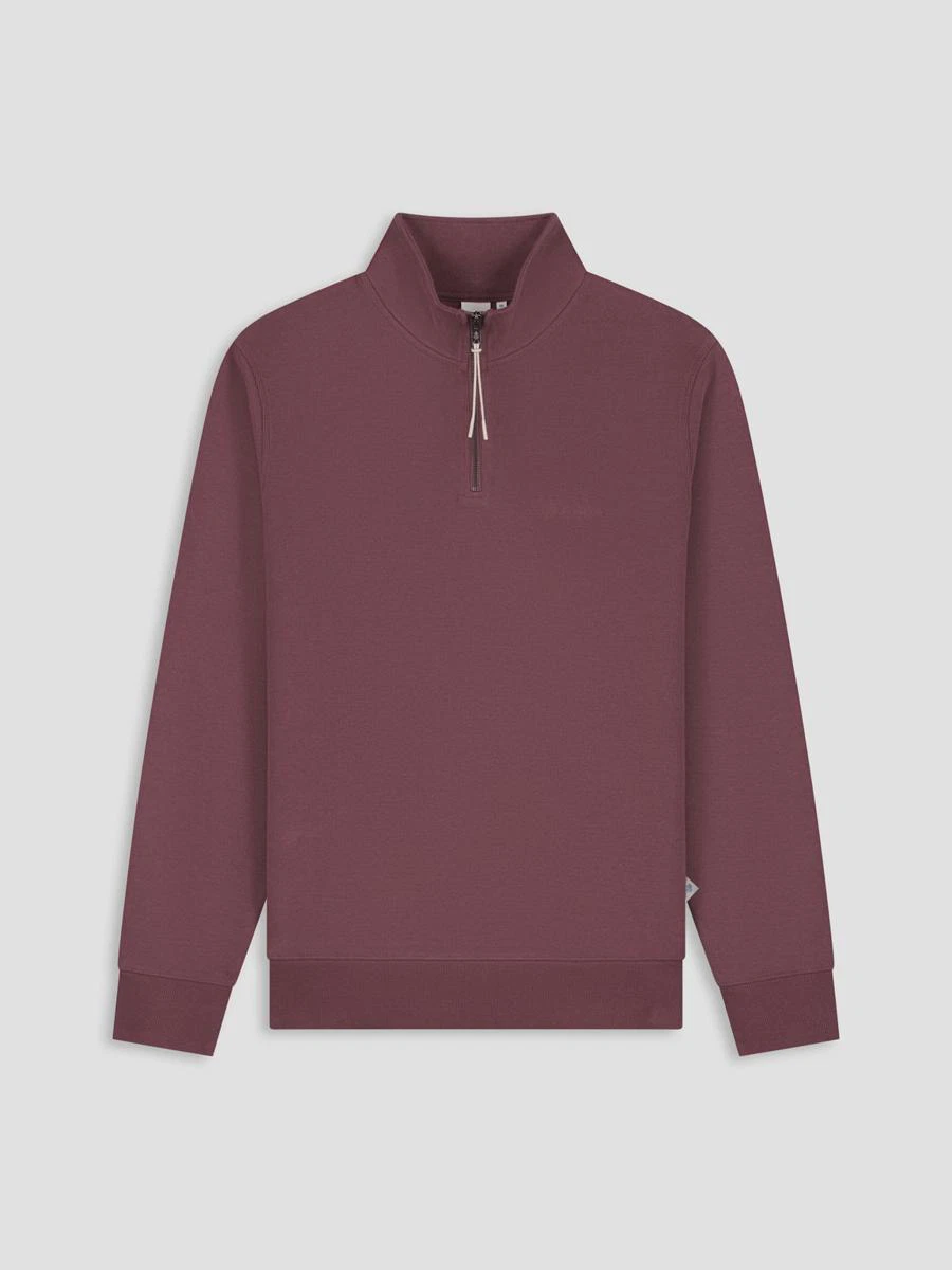Law of the Sea Sweater Mind Soft Half Zip Paars 2
