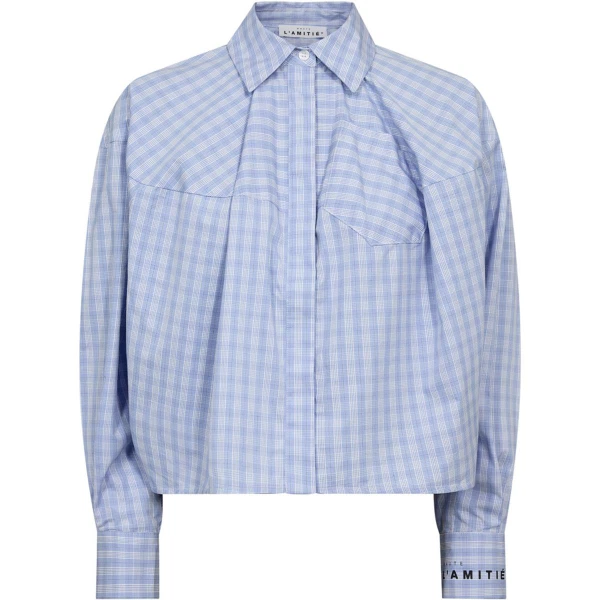 Haute L'Amitié Blouse Sophie Blauw 1