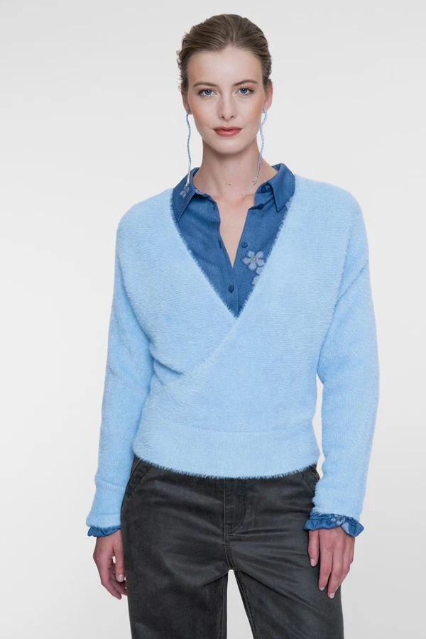 Geisha Trui 64512-10 Blauw 1