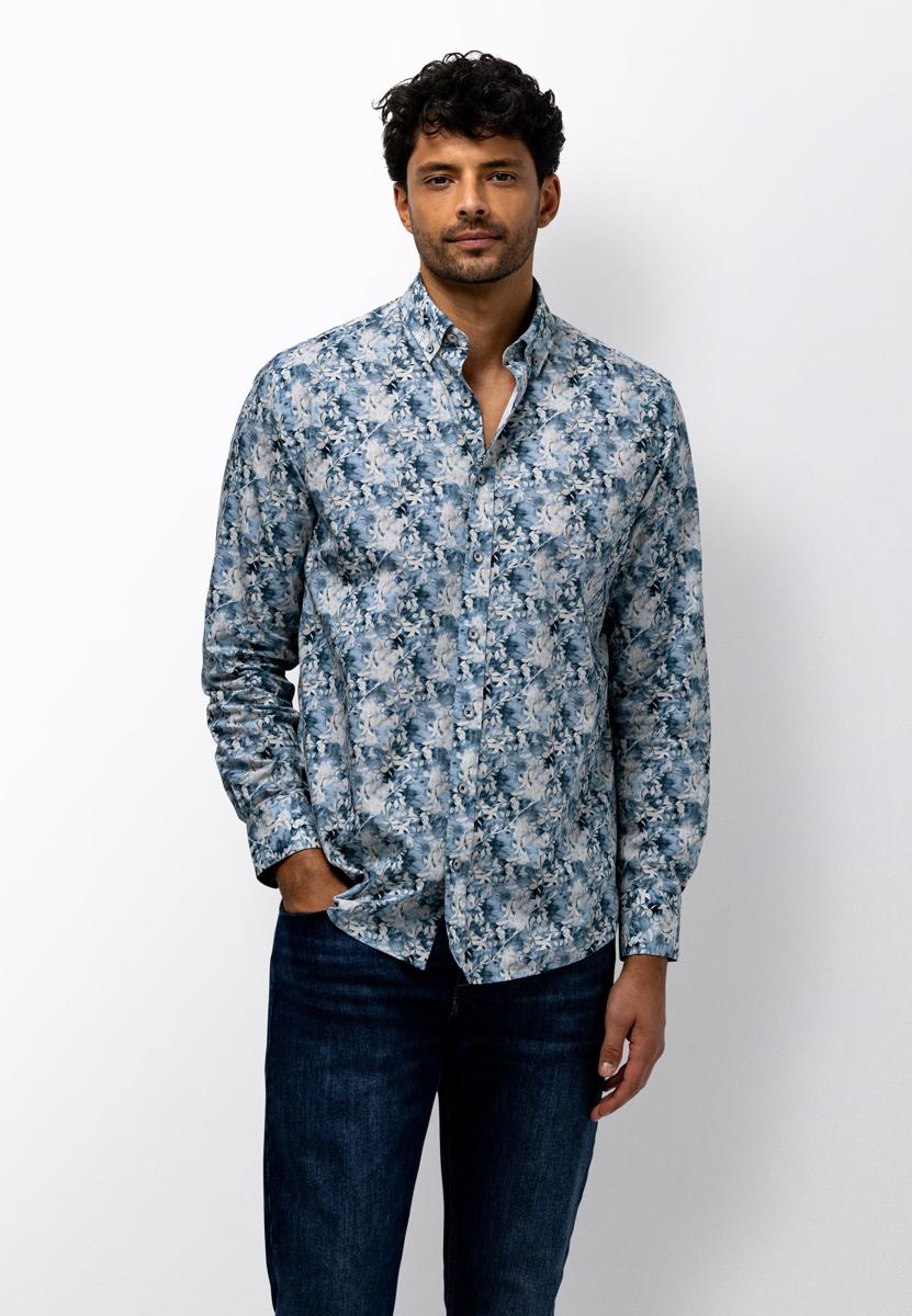 State of Art Overhemd 214-16186 Blauw 1