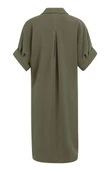 YAYA Jurk 01-601218-604 Groen 4