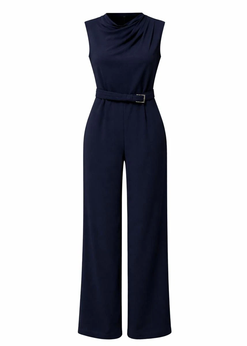 Freebird Jumpsuit Jantilia Wv-Drape Blauw 1