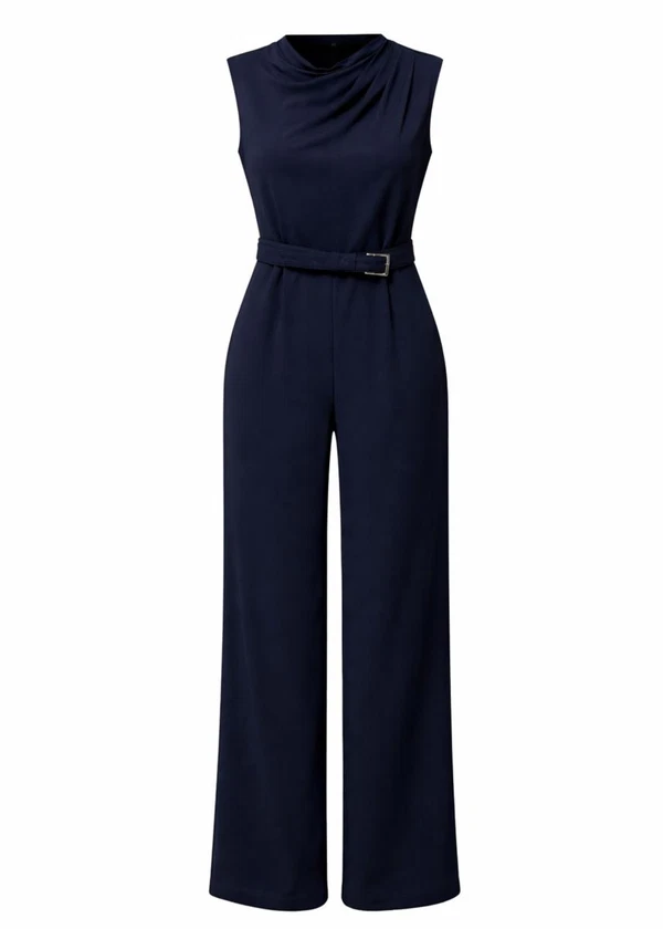 Freebird Jumpsuit Jantilia Wv-Drape Blauw 1
