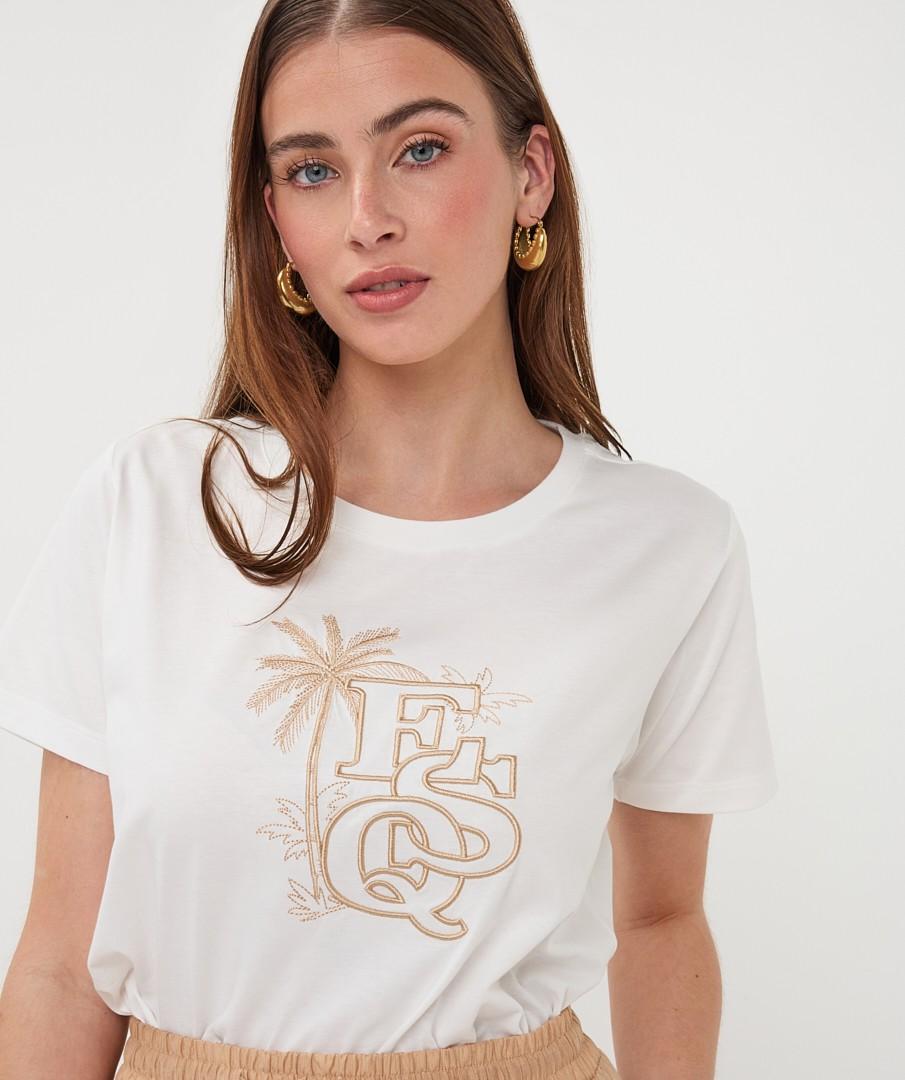 EsQualo T-Shirt HS26.05202 Off-White 5