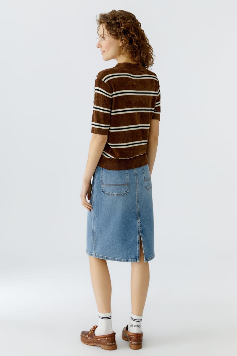 Oui Polo 0096760 Bruin 3