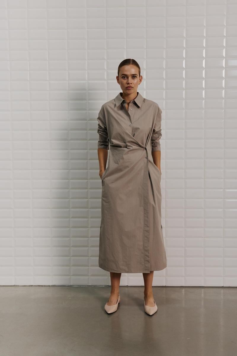 WithBlack Jurk Mesa Beige 1