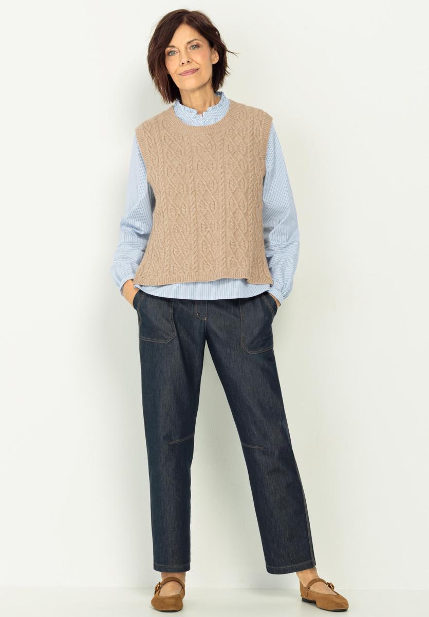 Bianca Blouse Adina Blauw 6