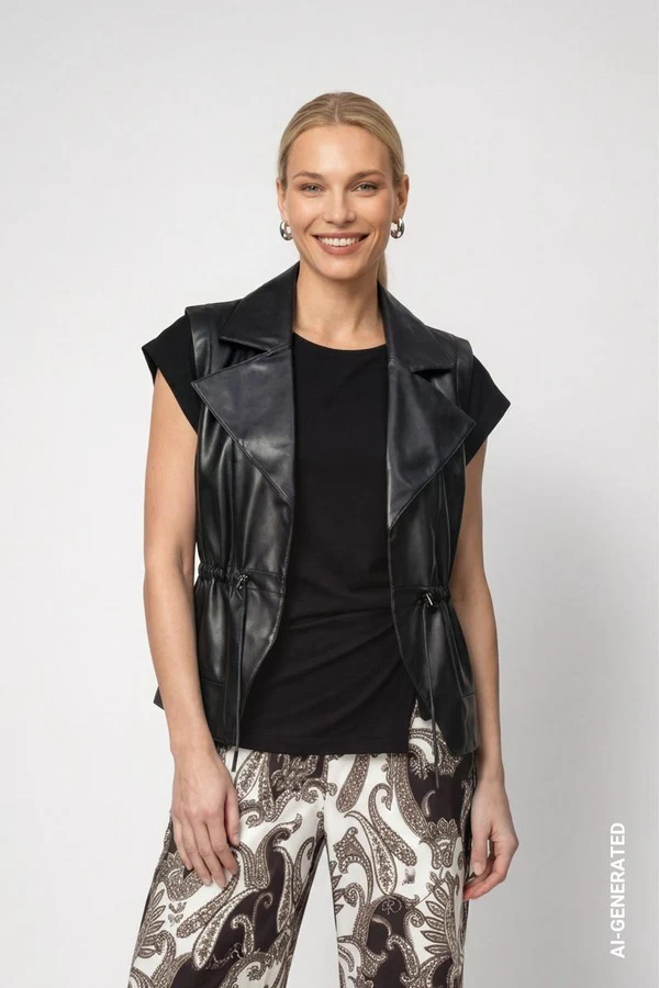 Monari Bodywarmer 810067 Zwart 1