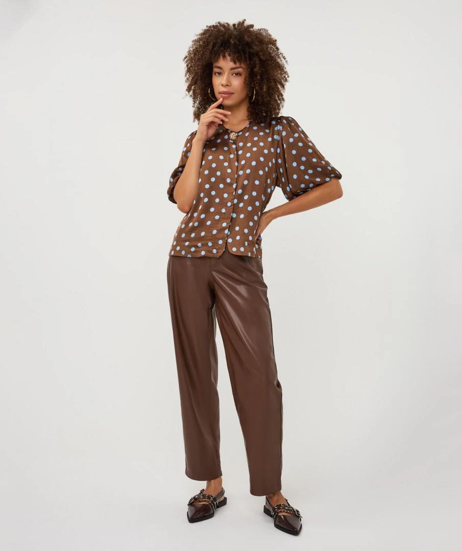 EsQualo Blouse W26.10702 Bruin 6