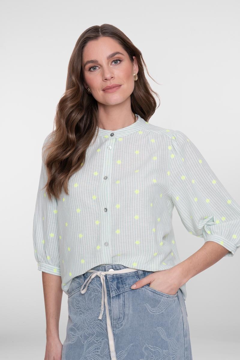 Geisha Blouse 63165-14 Groen 1