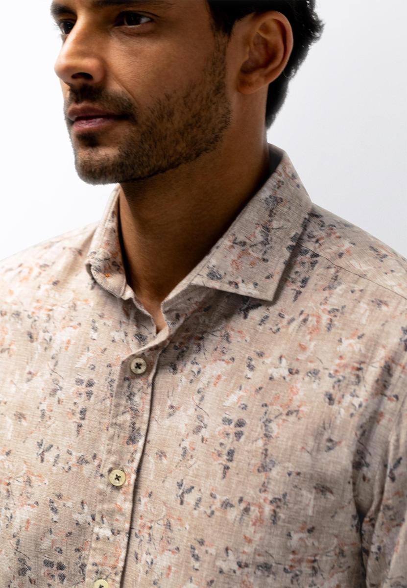State of Art Overhemd 214-16148 Beige 5