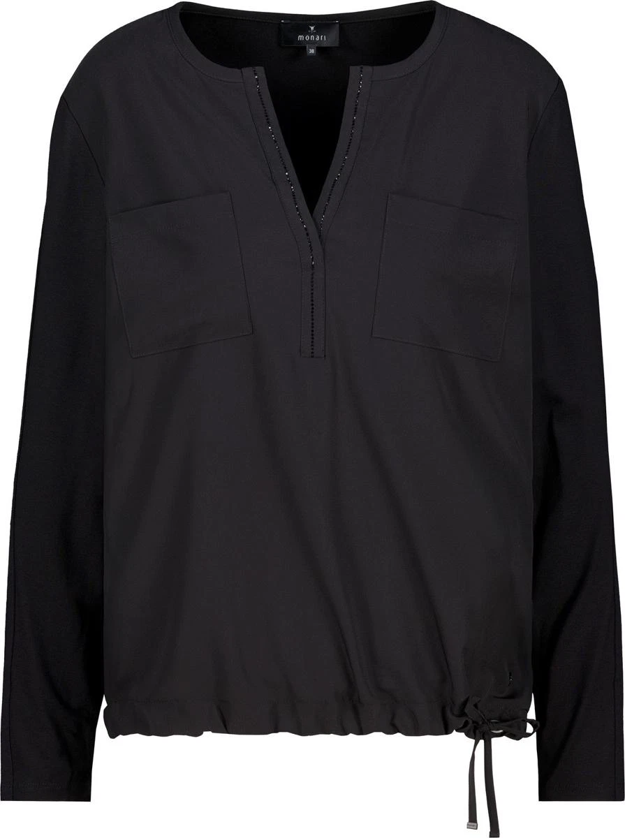 Monari Longsleeve 810104 Zwart 5