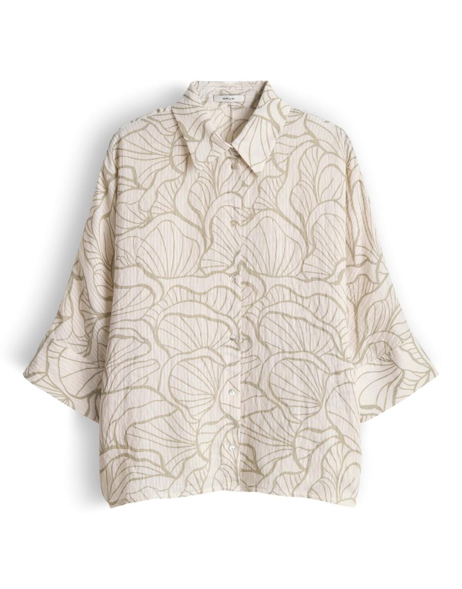 OPUS Blouse Fashell Groen 2