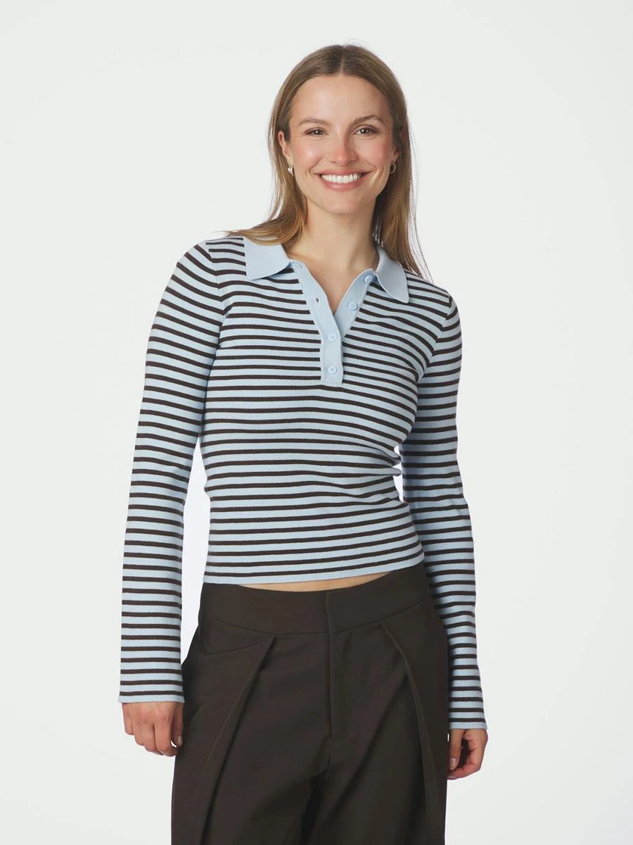Neo Noir Polo Fannya Blauw 1