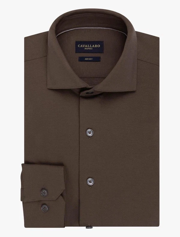 Cavallaro Overhemd 110265000 Taupe 1