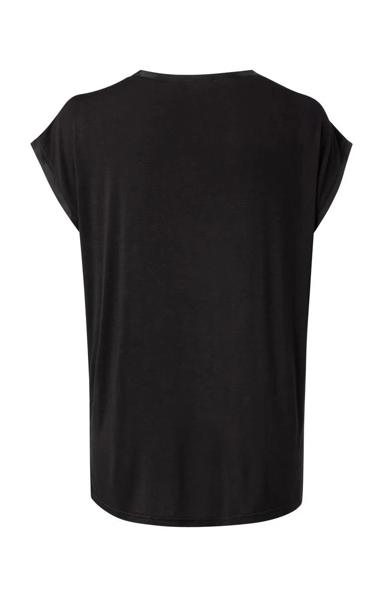 YAYA T-shirt 01-701010-N Zwart 3