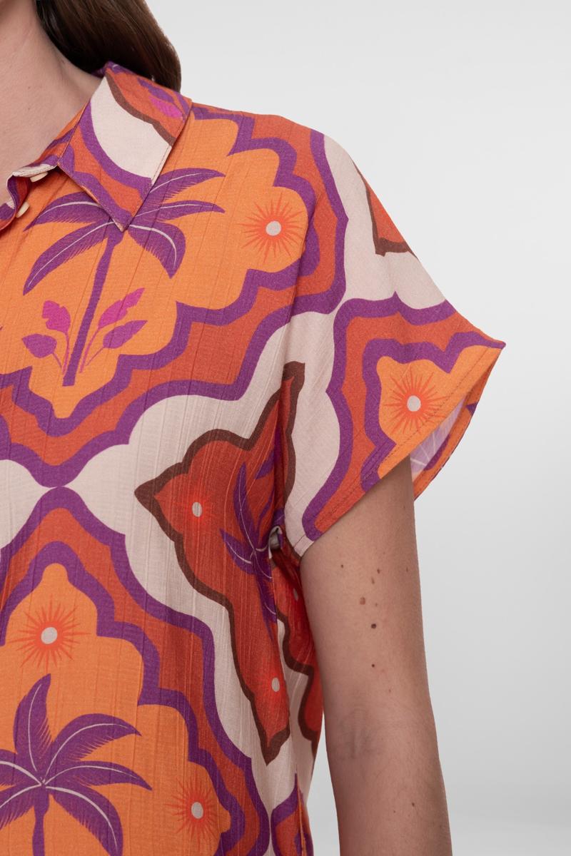 Geisha Blouse 63247-20 Oranje 5
