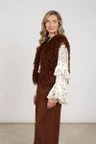 NUKUS Gilet NKF08026 Bruin 6