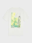 Law of the Sea T-Shirt Flora Artwork Off-White 3