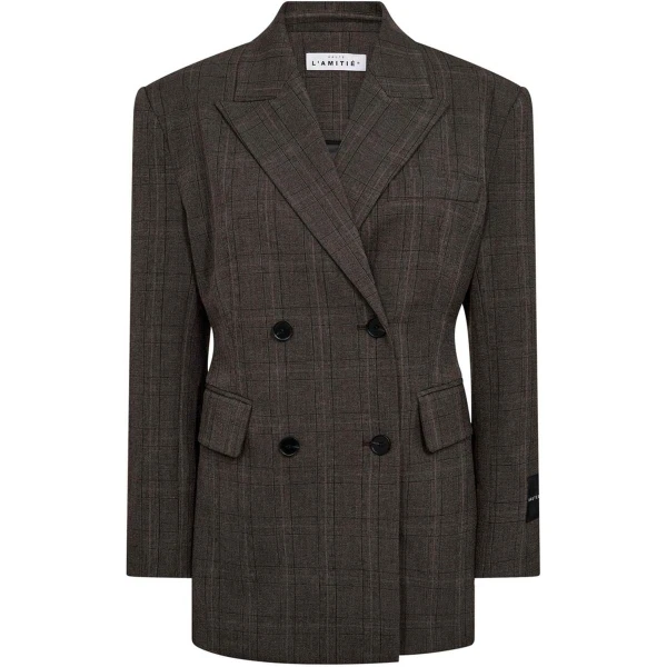 Haute L'Amitié Blazer Waist Fit Bruin 1