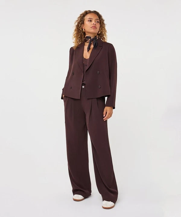 EsQualo Pantalon F26.10502 Bruin 1