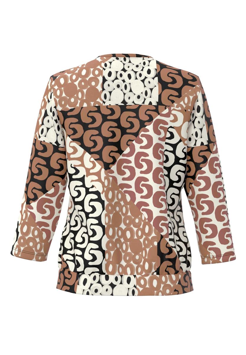 Frank Walder Blouse NOS725423 Bruin 2