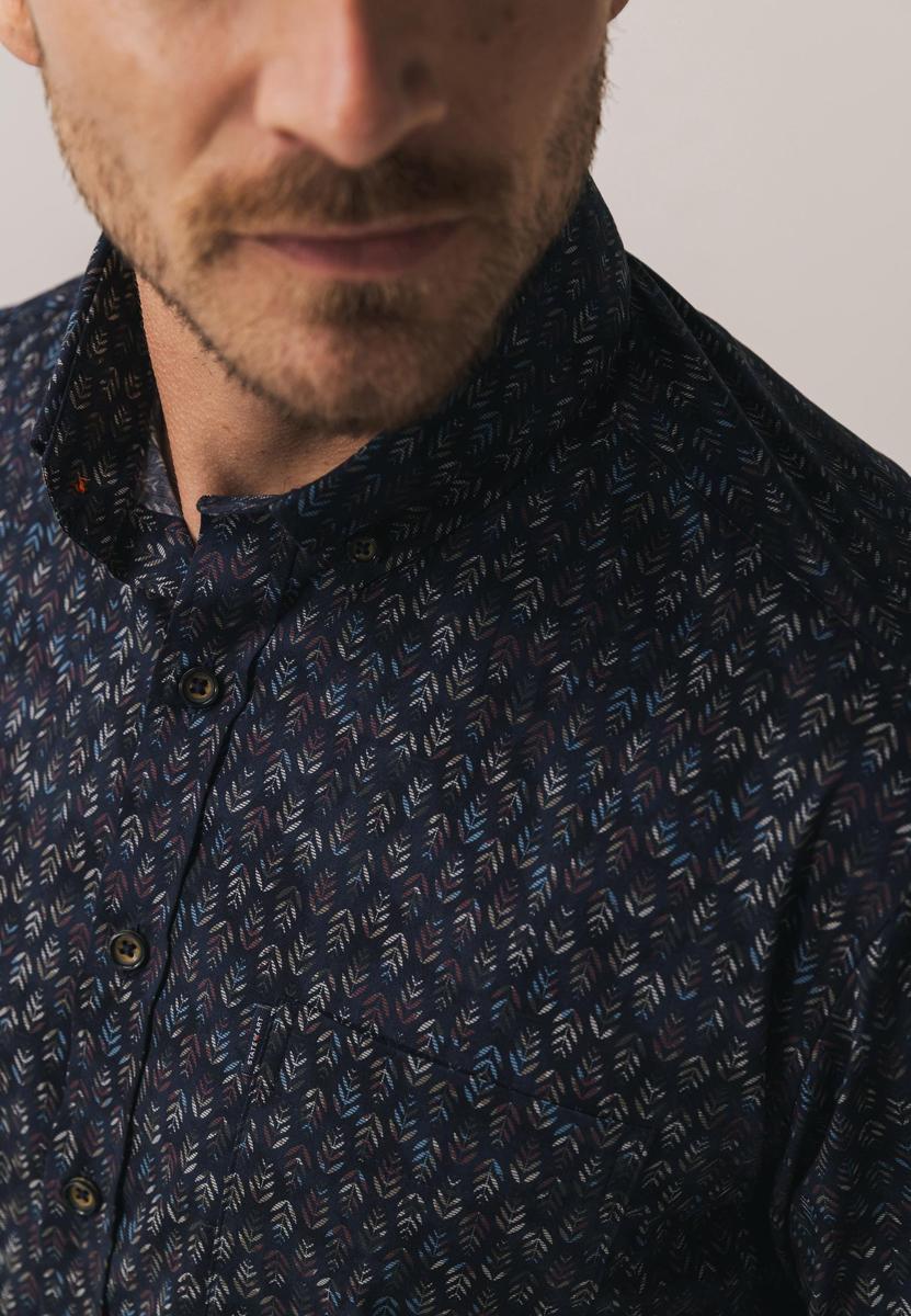 State of Art Overhemd 214-25909 Blauw 4