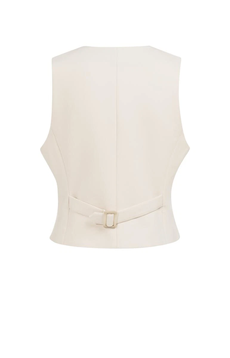 YAYA Gilet 01-521007-605 Off-White 4