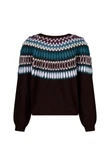 Studio Anneloes Trui Femmy Fairisle Paars 3