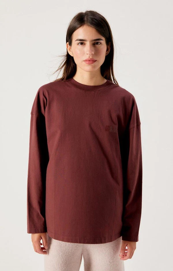 American Vintage Longsleeve Gixy Paars 1